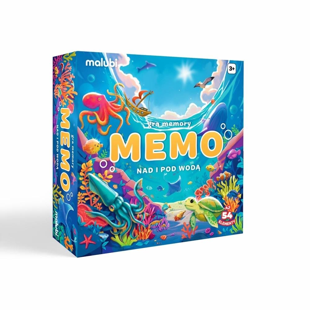 Malubi Memory Game Above and Below Water - discover the aquatic world!