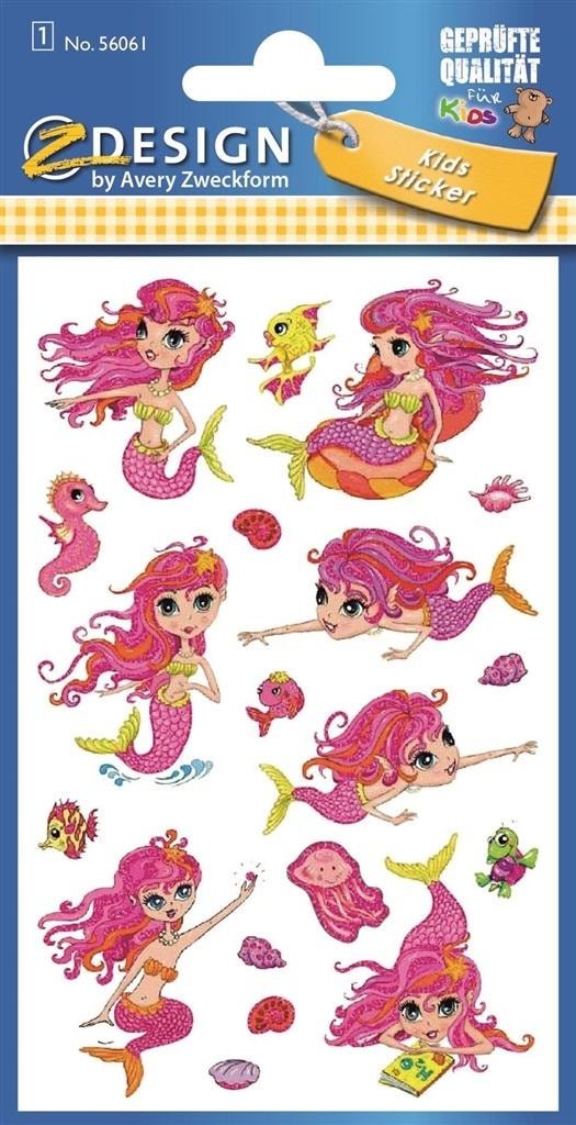 Glitter stickers - Mermaids - perfect for decorating