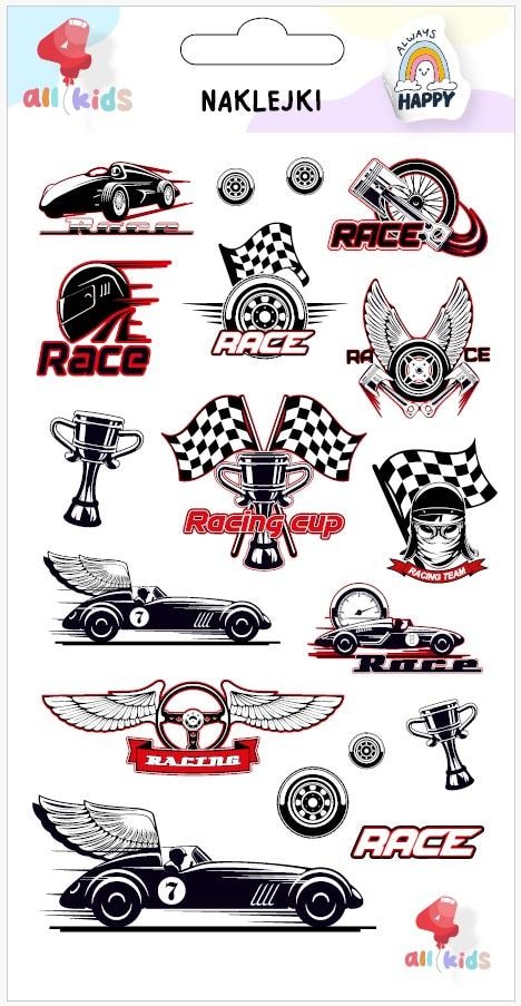 All4Kids Stickers for children Racing - creative fun