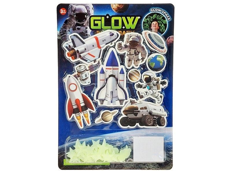 Fluo wall stickers - fluorescent decorations 34.5x21cm