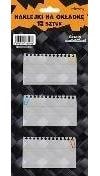 Carbon Notebook Stickers (12pcs) - ideal for organization