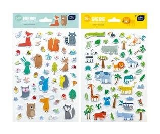 Puffy Stickers Kids - 50 pieces of joy for your child!