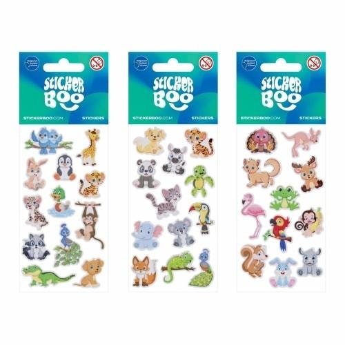 Sticker BOO Stickers Sweet Animals Mix - perfect for decorating