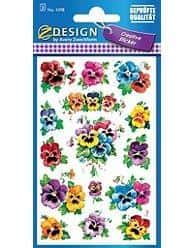 Zdesign Stickers with flowers - Pansy, ideal for decoration