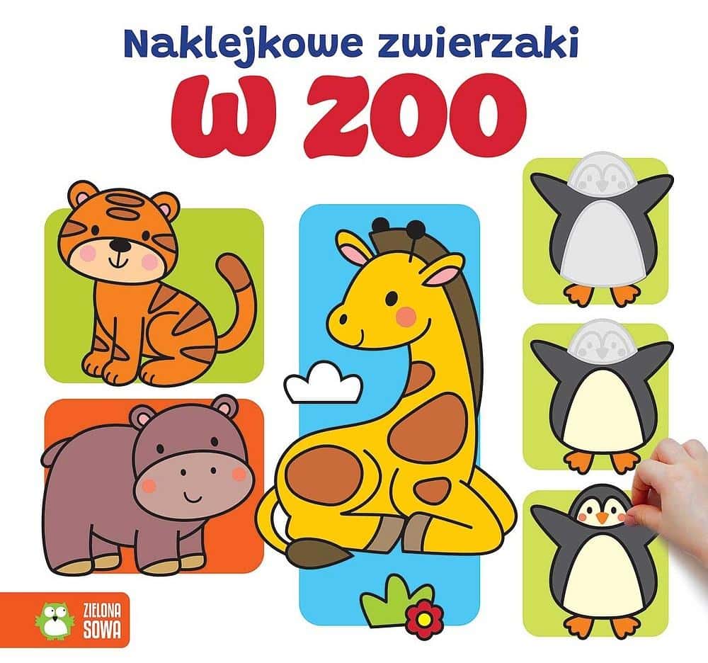 Sticker animals. In the zoo - Natalia Berlik - creative fun for children