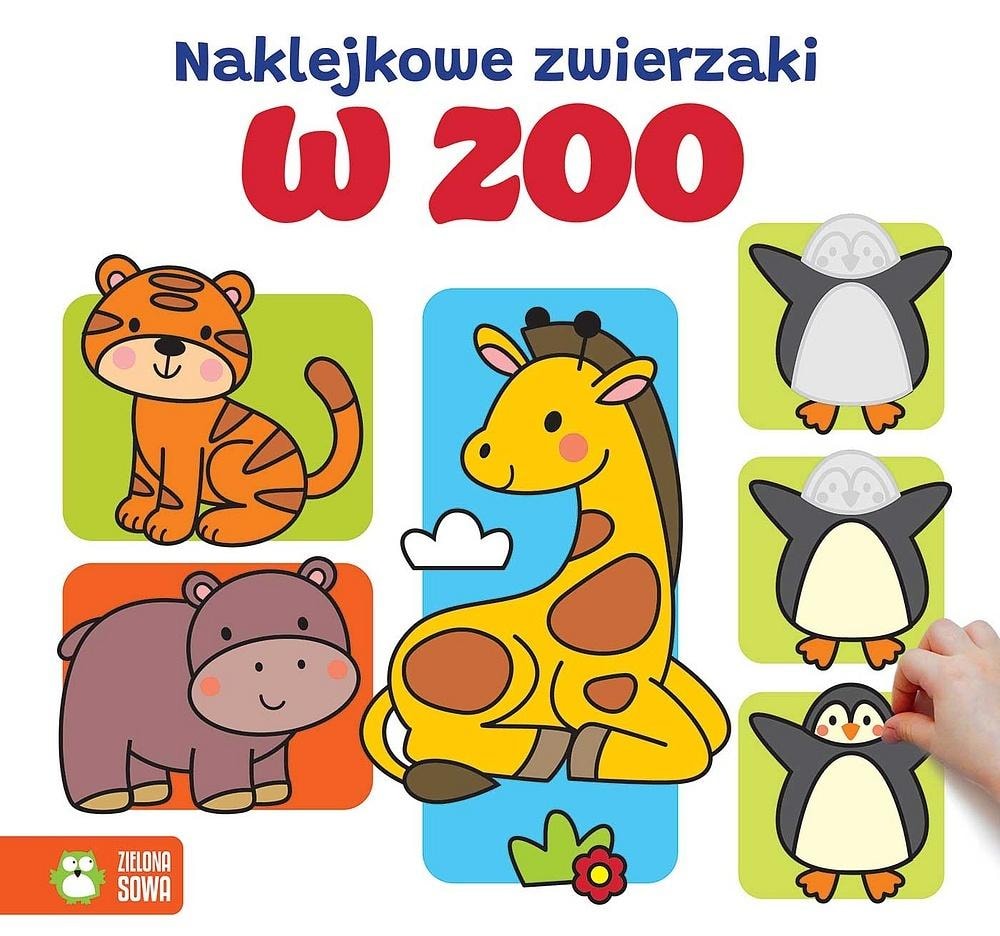 Sticker animals. In the zoo - Natalia Berlik - creative fun for children