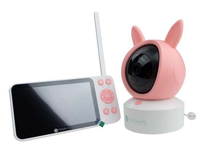 Nania 2in1 Electronic Baby Monitor Pink Rabbit Wifi - perfect for baby monitoring