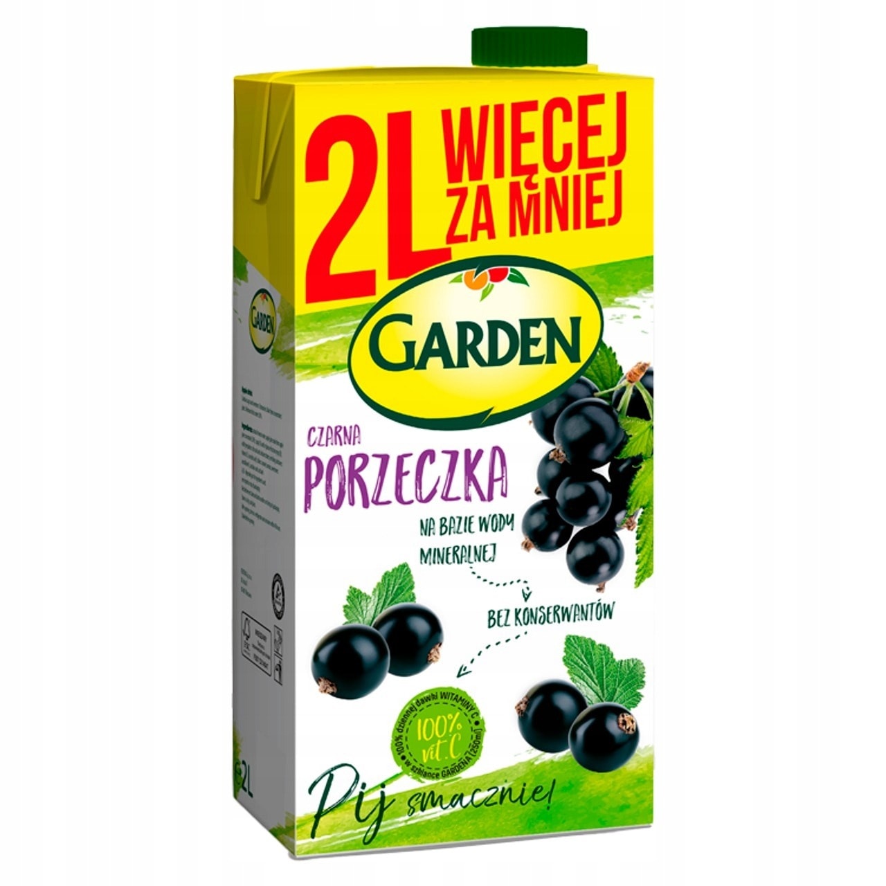 Garden Drink Blackcurrant 2L - refreshing summer taste