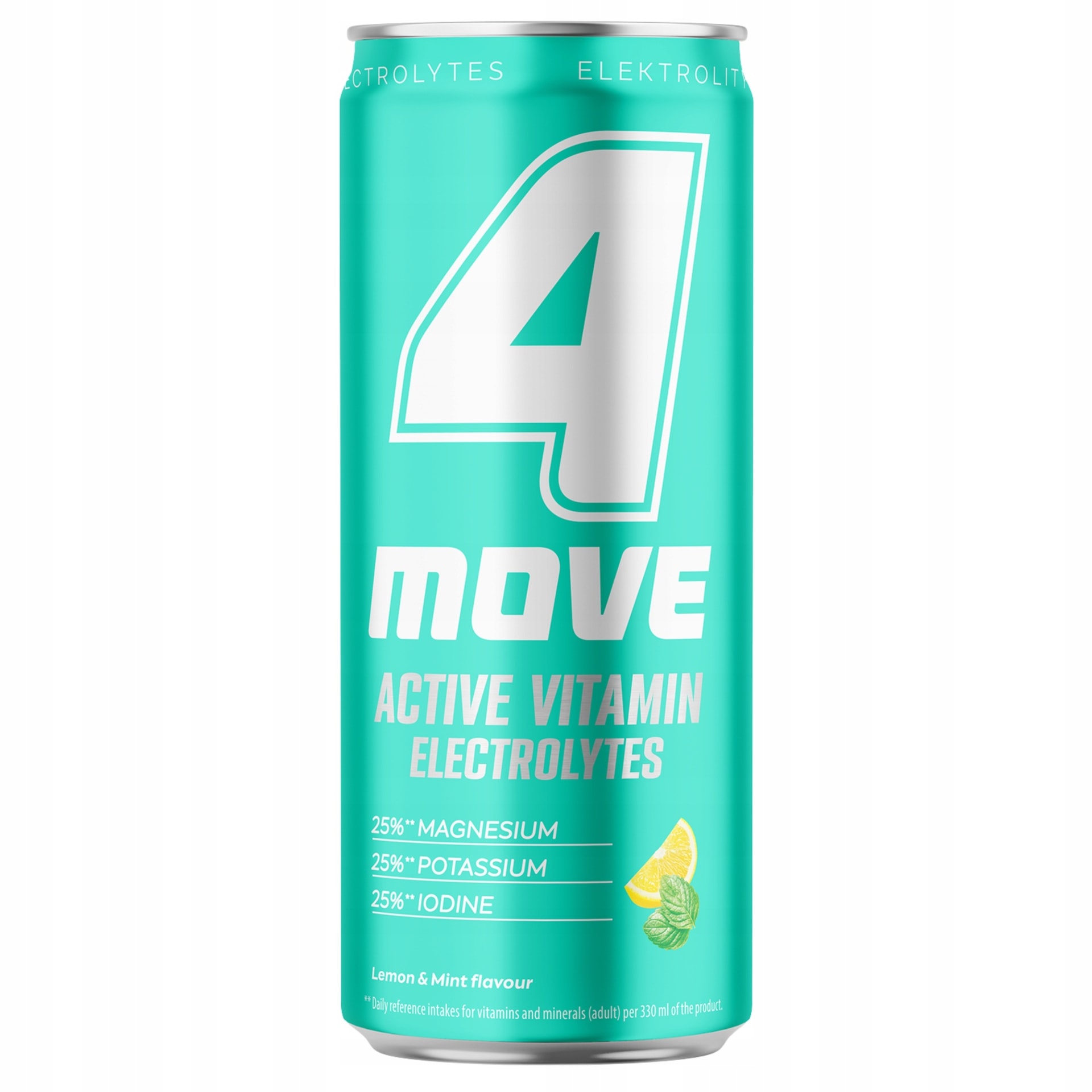 4MOVE Lemon-Mint Drink 330ml - Refreshment at any time