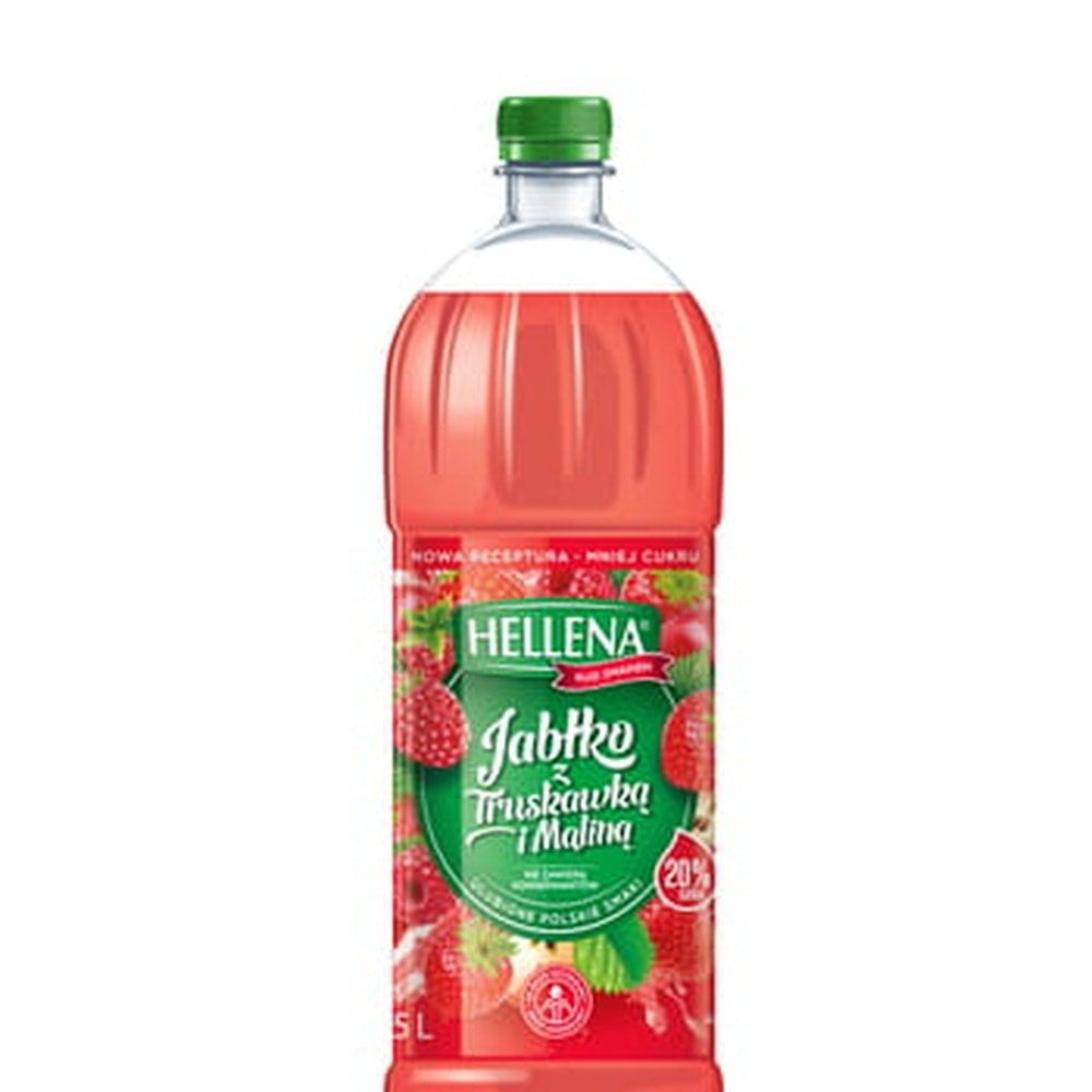 Hellena Strawberry-Raspberry Drink 1.75L - Refreshing taste of summer