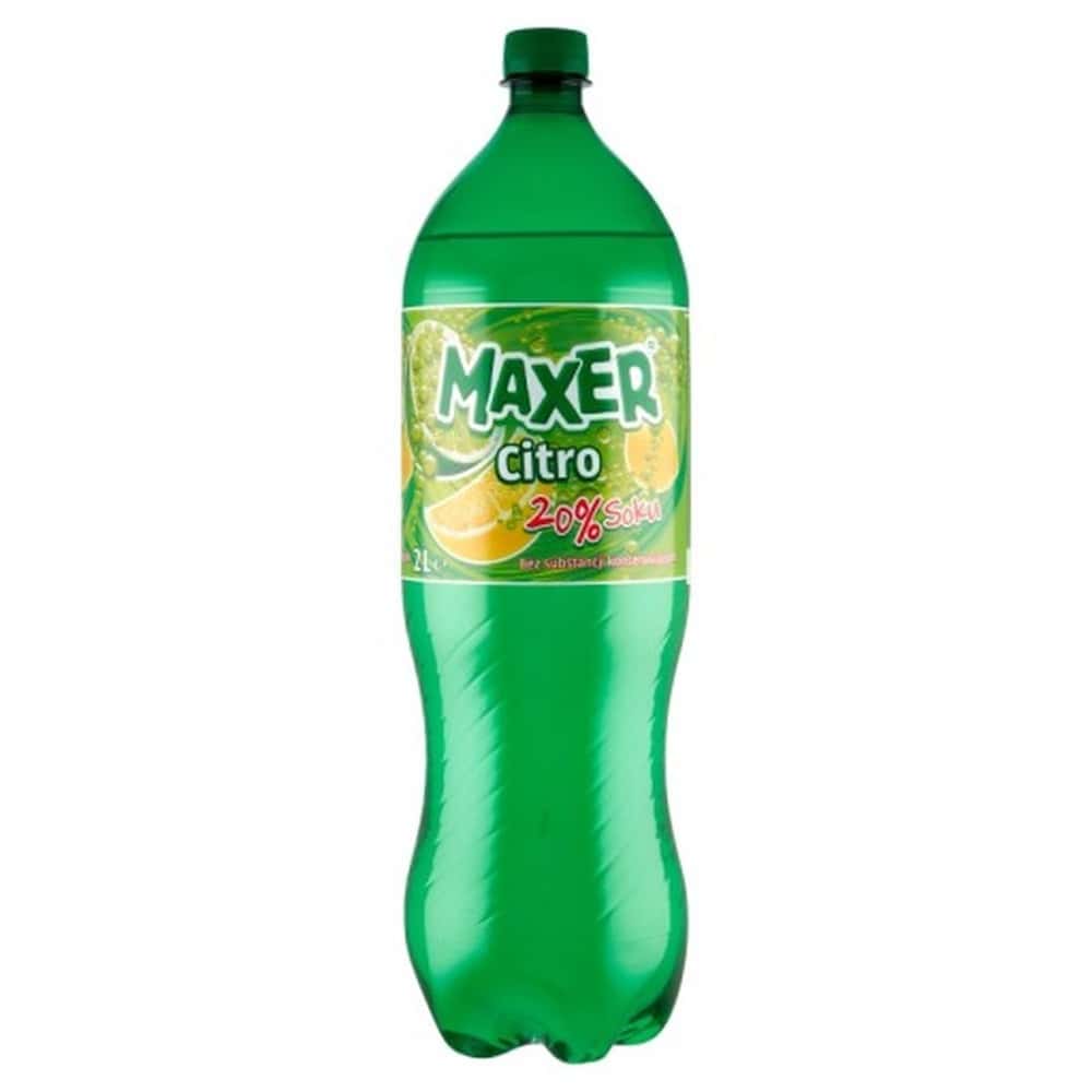Maxer Citro - Lemon soft drink 20% juice 2L - refreshment for every occasion