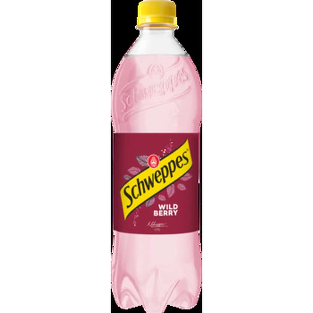 Schweppes Wild Berry - Carbonated drink with wild berry flavor 850 ml