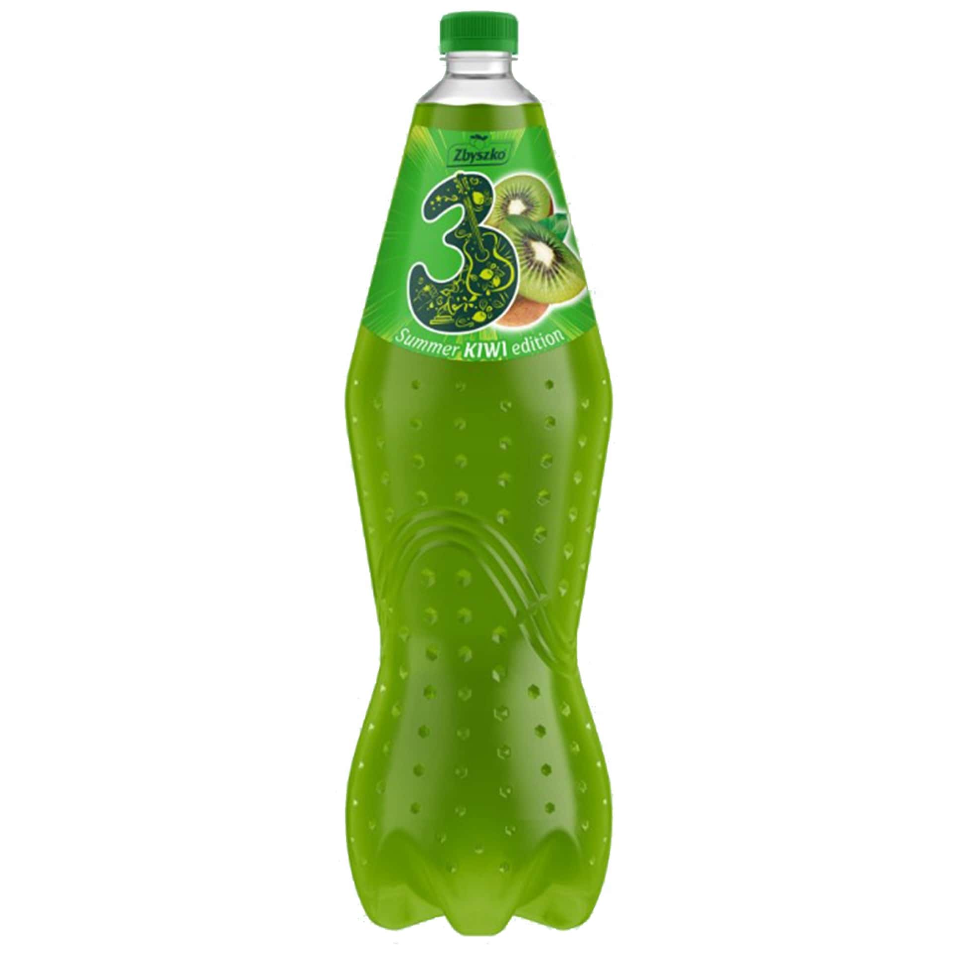 ZBYSZKO 3 Lemon Kiwi - Refreshing Carbonated Drink 1.75L