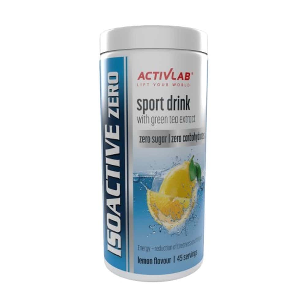 ISOACTIVE ZERO Lemon - Isotonic Drink Powder 225g