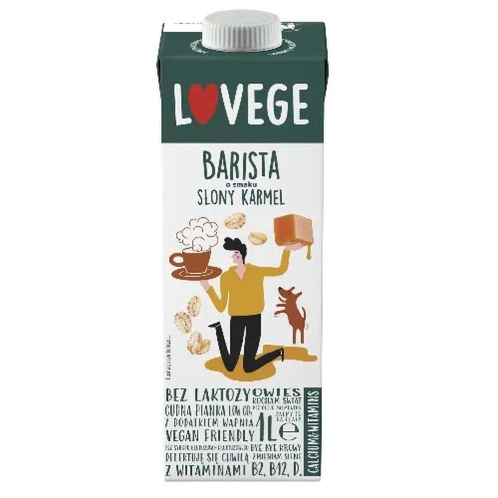 LOVEGE Salted Caramel Barista - Plant-based drink for coffee 1L