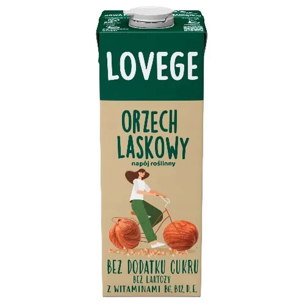 LOVEGE Hazelnut - Plant-based drink sugar-free 1 l