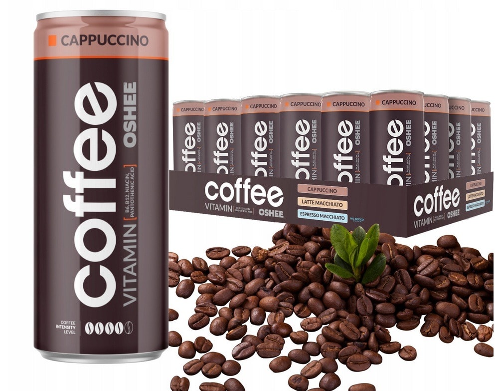 Oshee Vitamin Cappuccino - Vitamin drink with coffee flavor 250 ml