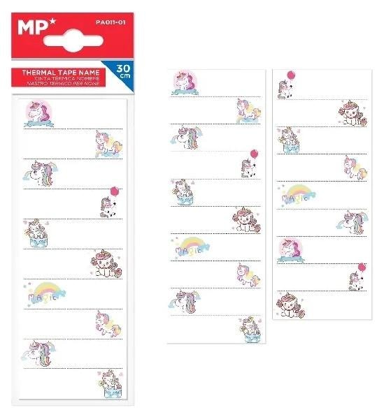 MP Main Paper Iron-on Patches Unicorns - ideal for personalization