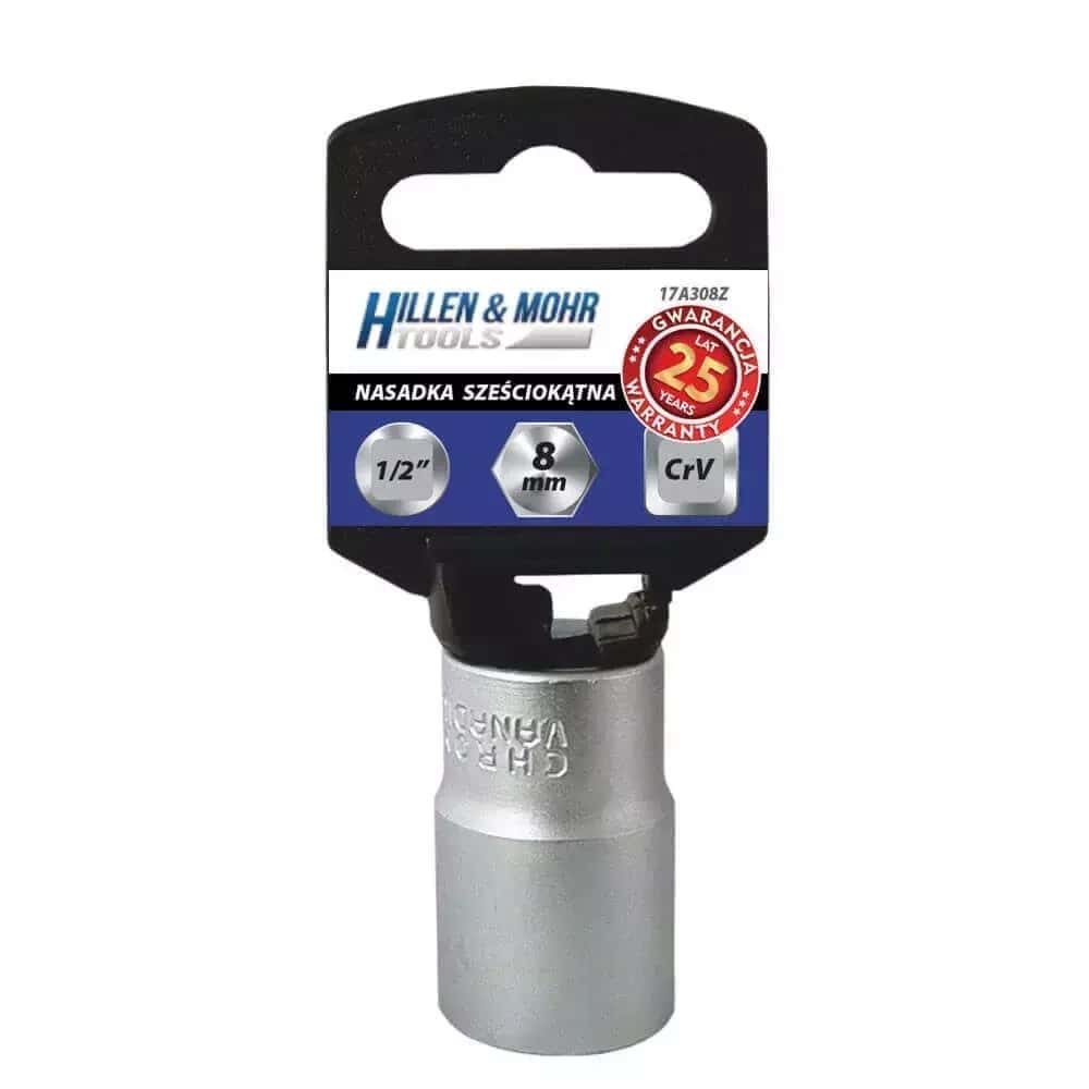 Hex socket 1/2" 27 mm with tag - reliable tool