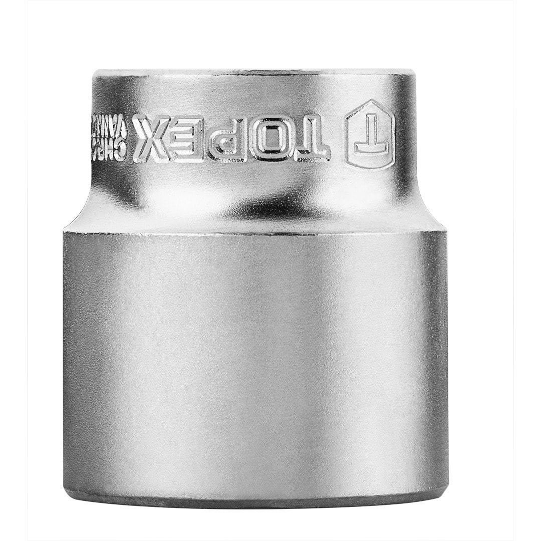 TOPEX Hex socket 1/2" 30 mm - reliable workshop tool