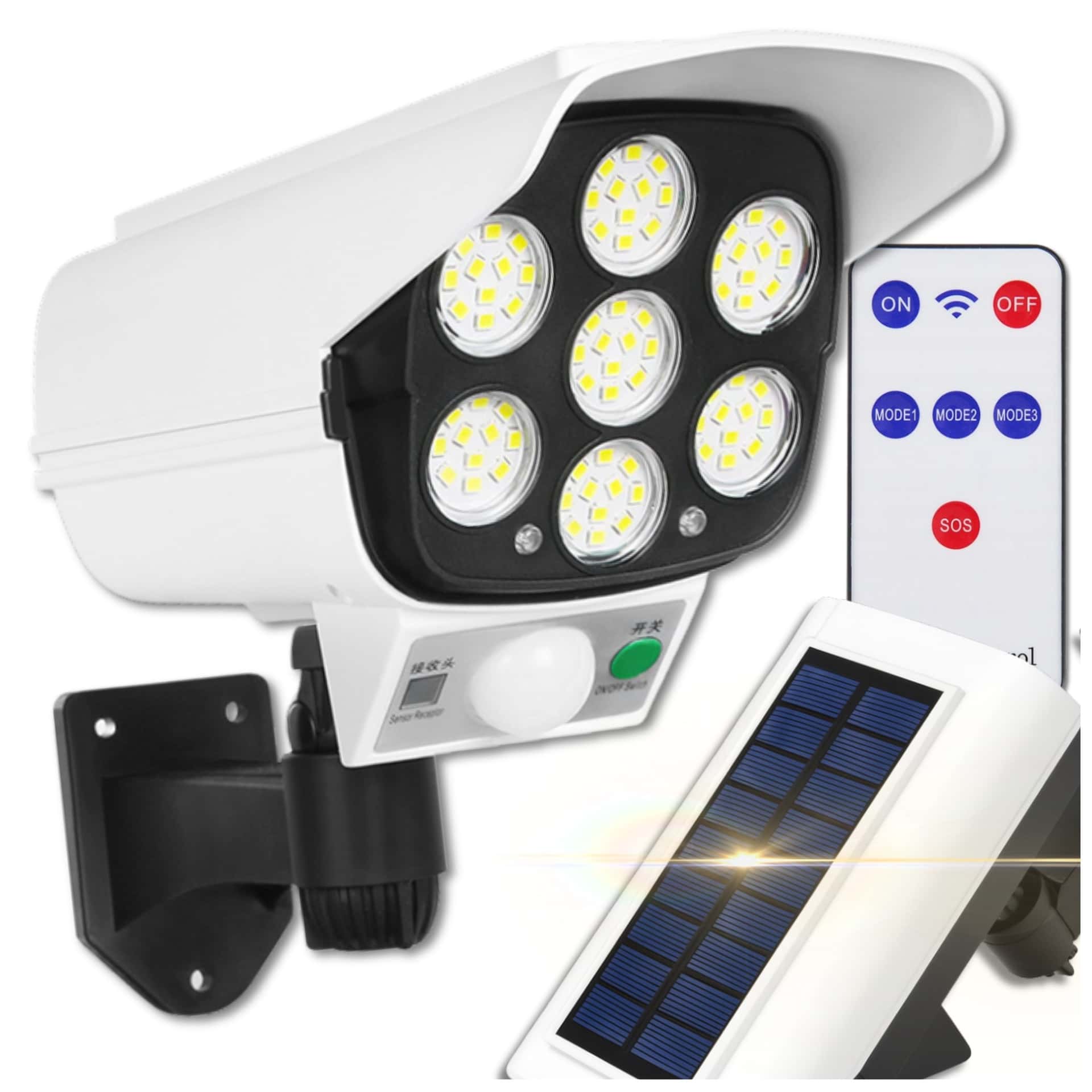 10W LED Floodlight with Camera - security and energy saving