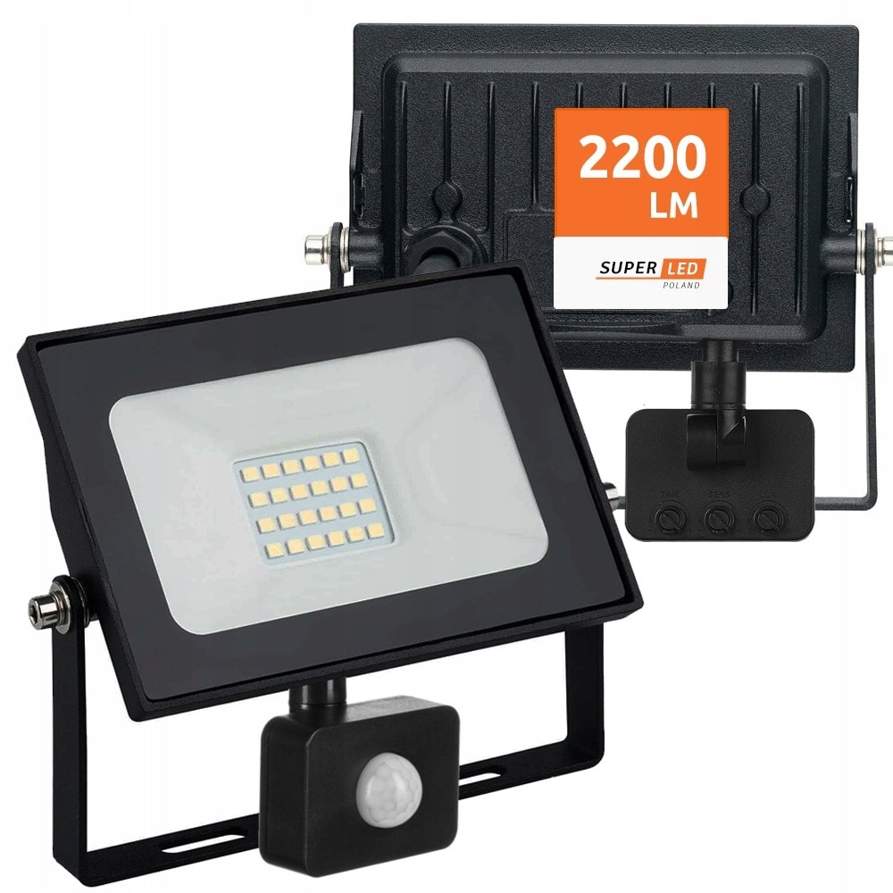 LED Floodlight 20W with sensor - perfect for the garden