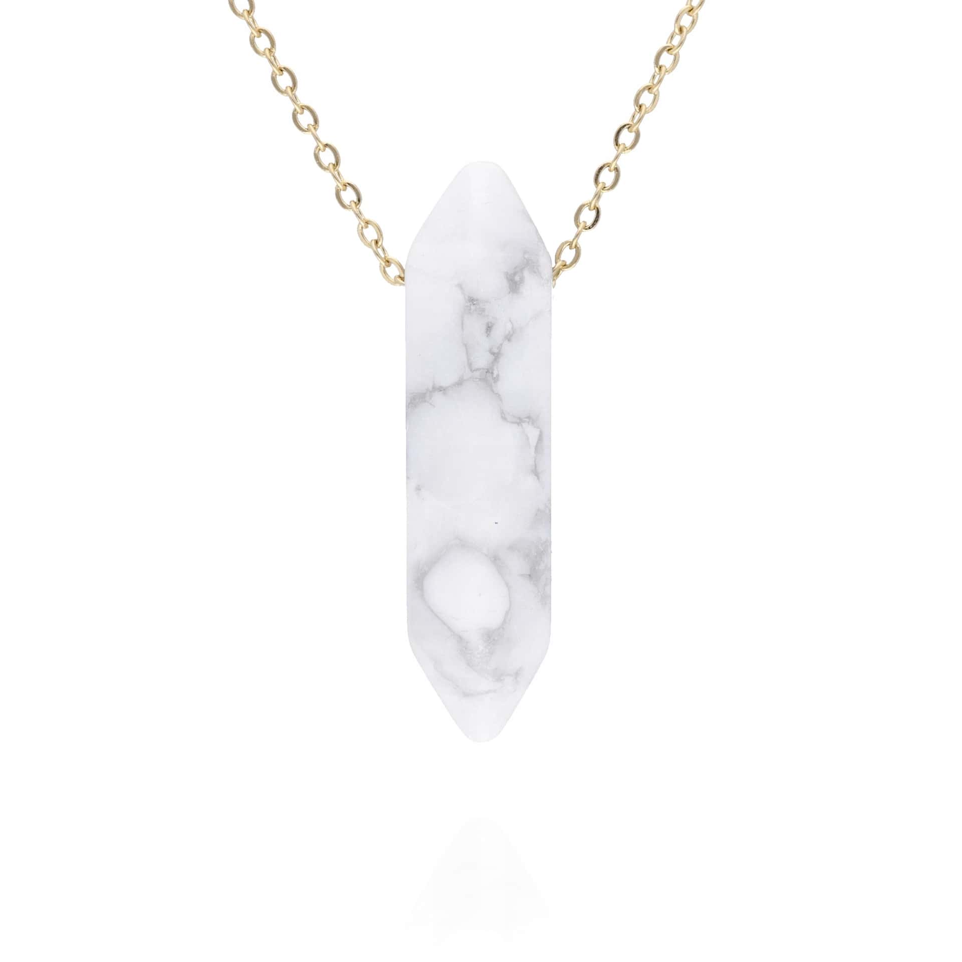 Howlite Necklace KUK - add sparkle to your style