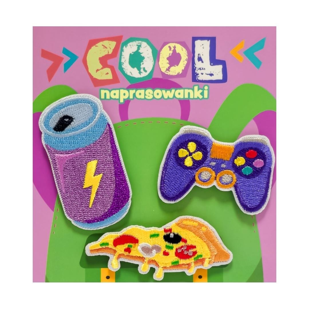 Patches / iron-on for backpack - set of 3 pieces for personalization