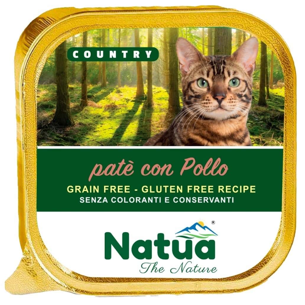 Natua Country Chicken - Wet cat food, delicious chicken in 100g trays