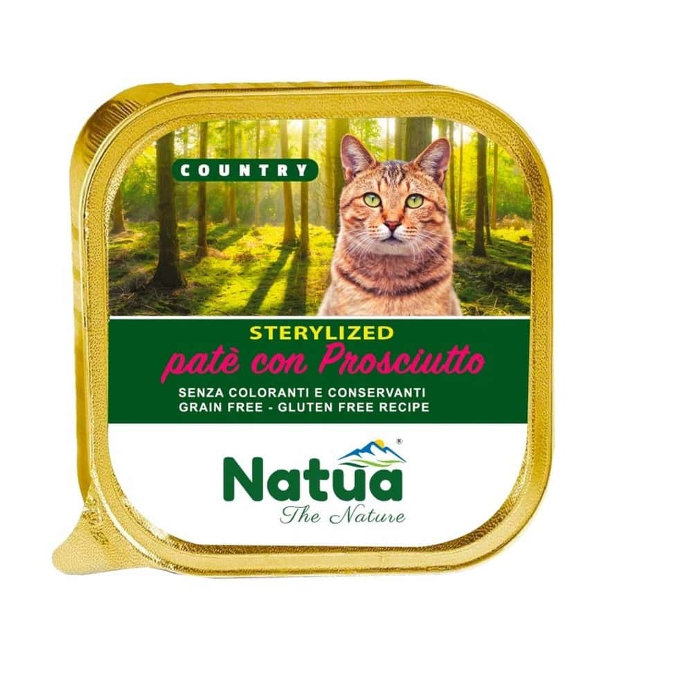 Natua Country Sterilized Ham - Wet food for sterilized cats 100g