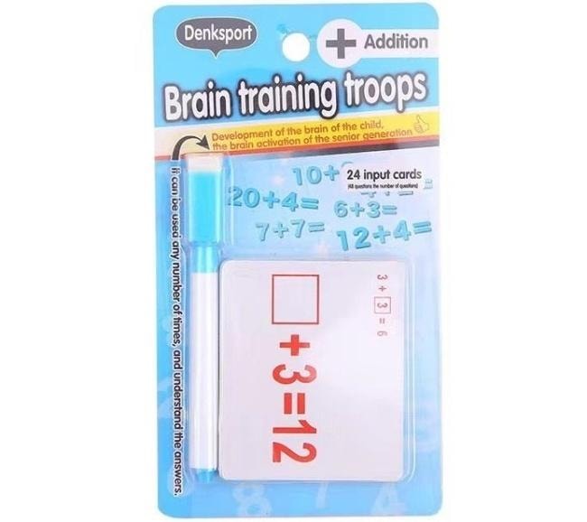 Denksport Brain Training Troops - Learning Addition for kids and adults
