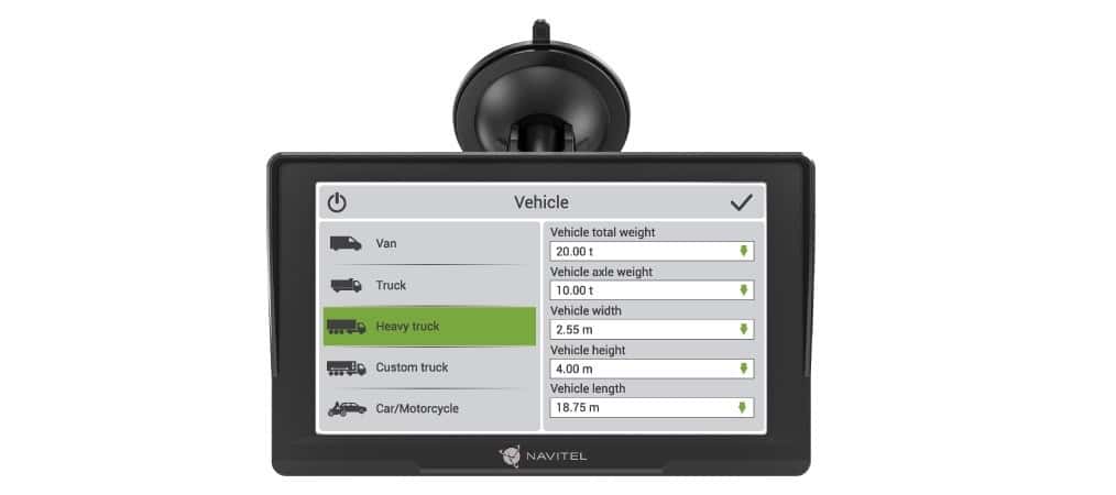 Navitel E777 Truck - GPS Navigation for trucks with European maps