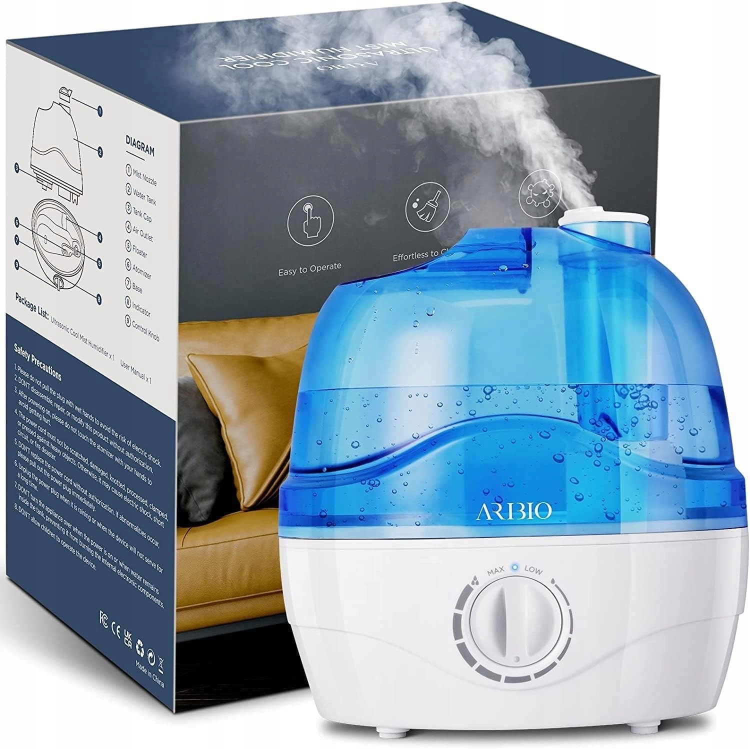 Air humidifier - comfortable air in your home