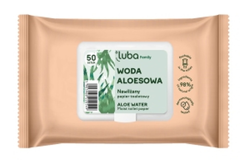 Luba Moist toilet paper with water and aloe vera - gentle hygiene for the whole family
