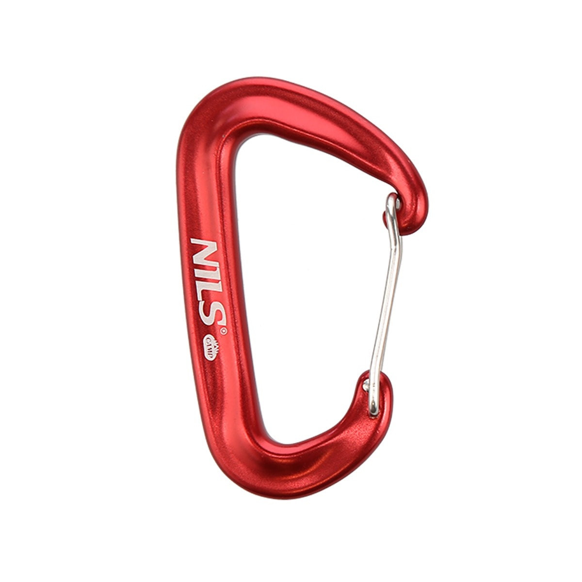 NILS CAMP Red Aluminum Carabiner 12KN - reliable in every situation