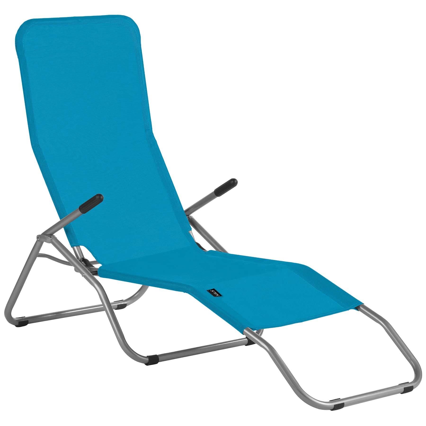 Nils Turquoise Camping Beach Lounger - perfect for outdoor relaxation