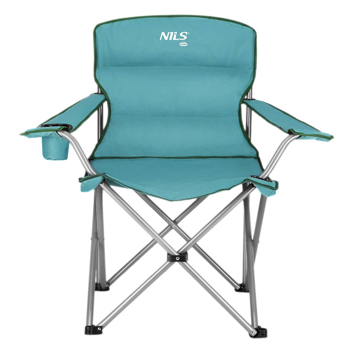 Nils Camp Green Tourist Chair NC3079 with Adjustable Armrests