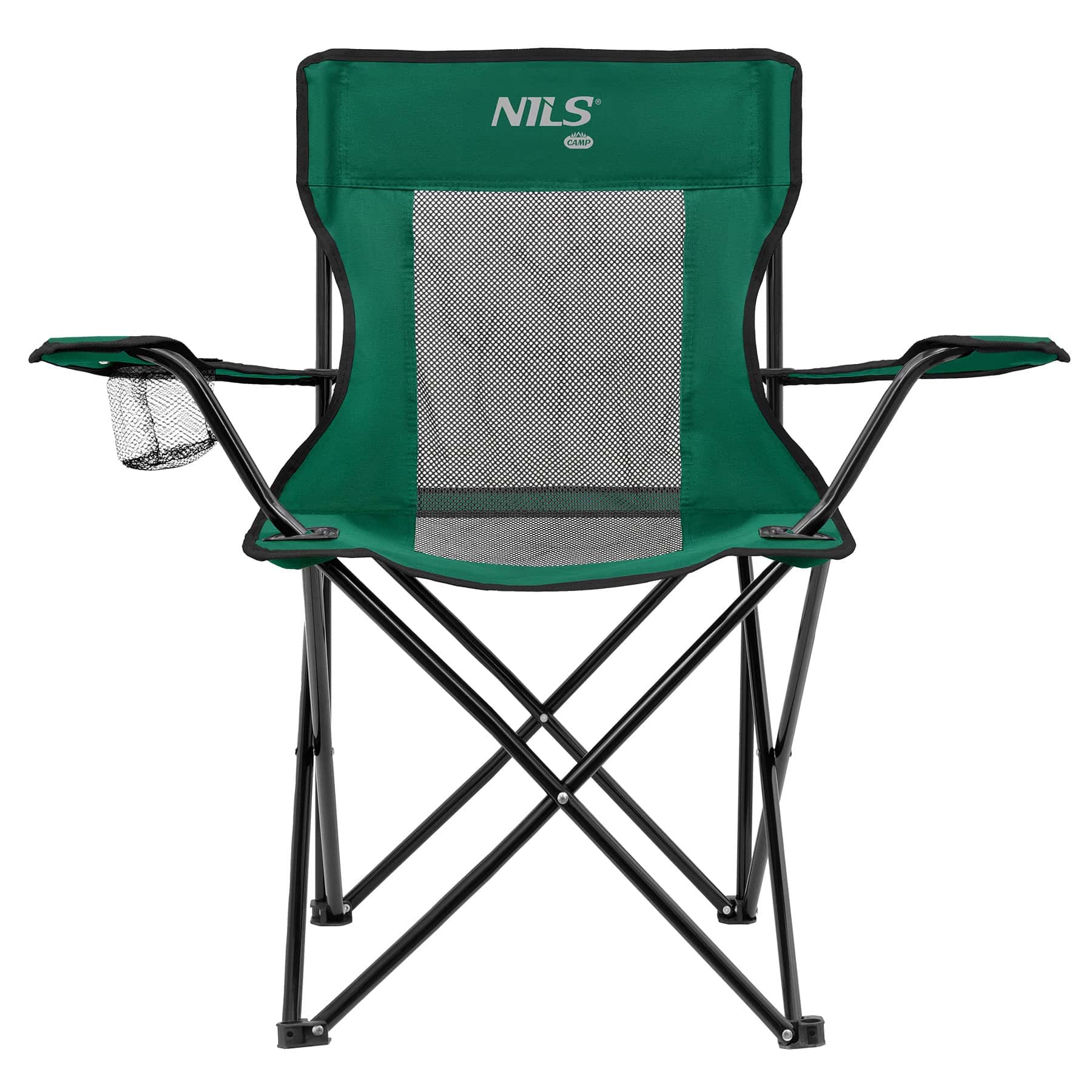 Nils Camp NC3302 Tourist Chair Green-Black - Comfort for every trip