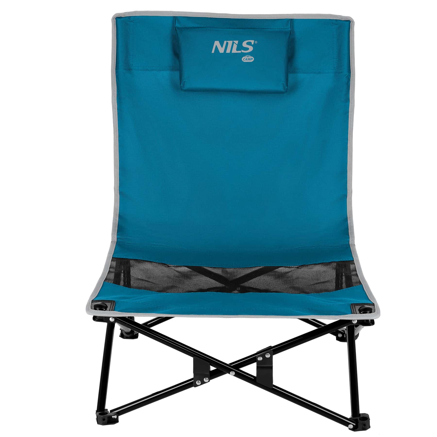 Nils Camp NC3306 Blue-gray beach chair - ideal for relaxation by the water