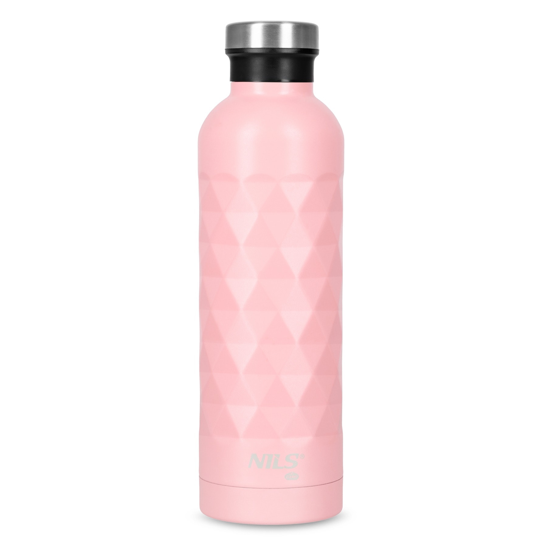 Nils Camp NC3805 - Pink stainless steel travel bottle 750 ml
