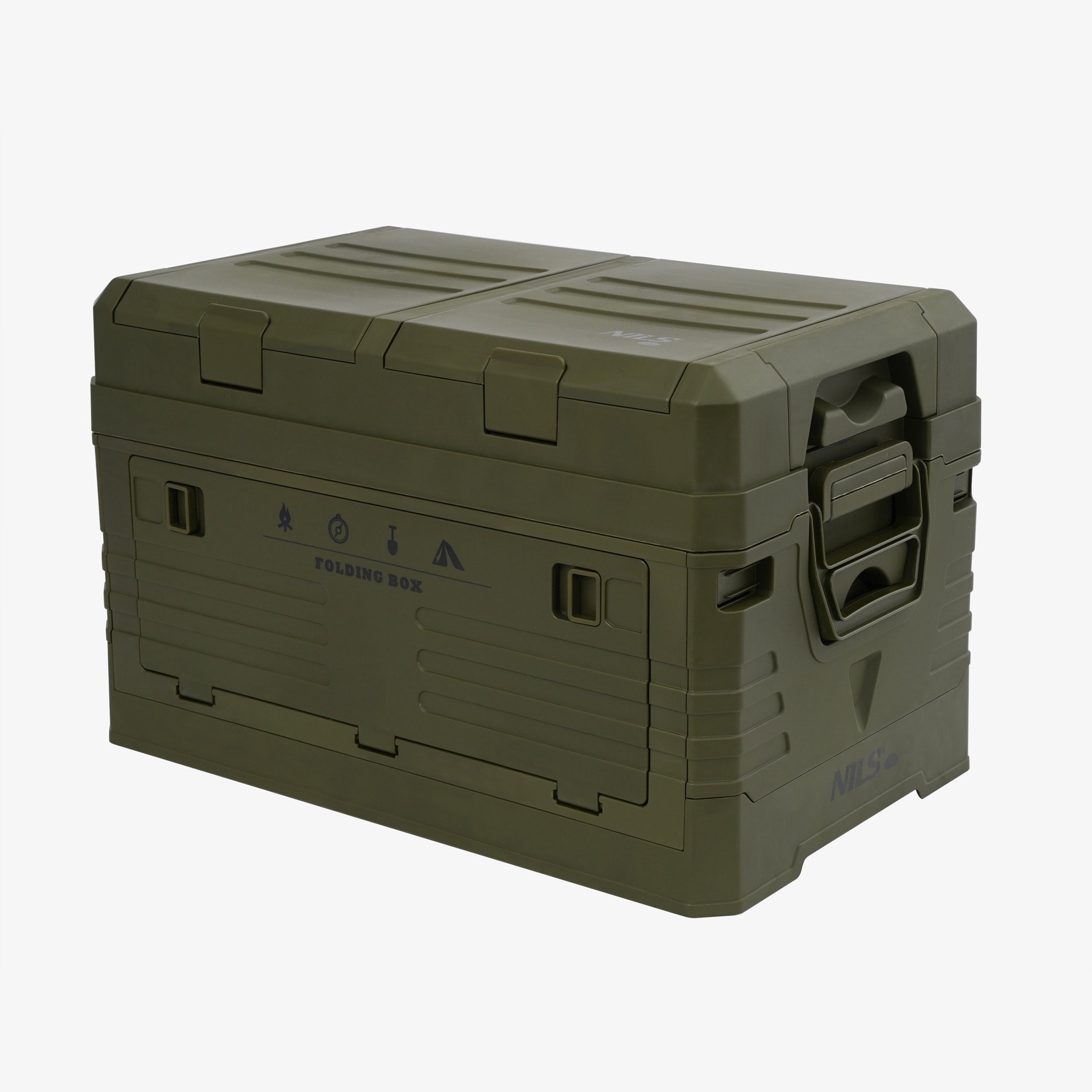 Nils Camp Foldable camping box with lid 42L - ideal for trips