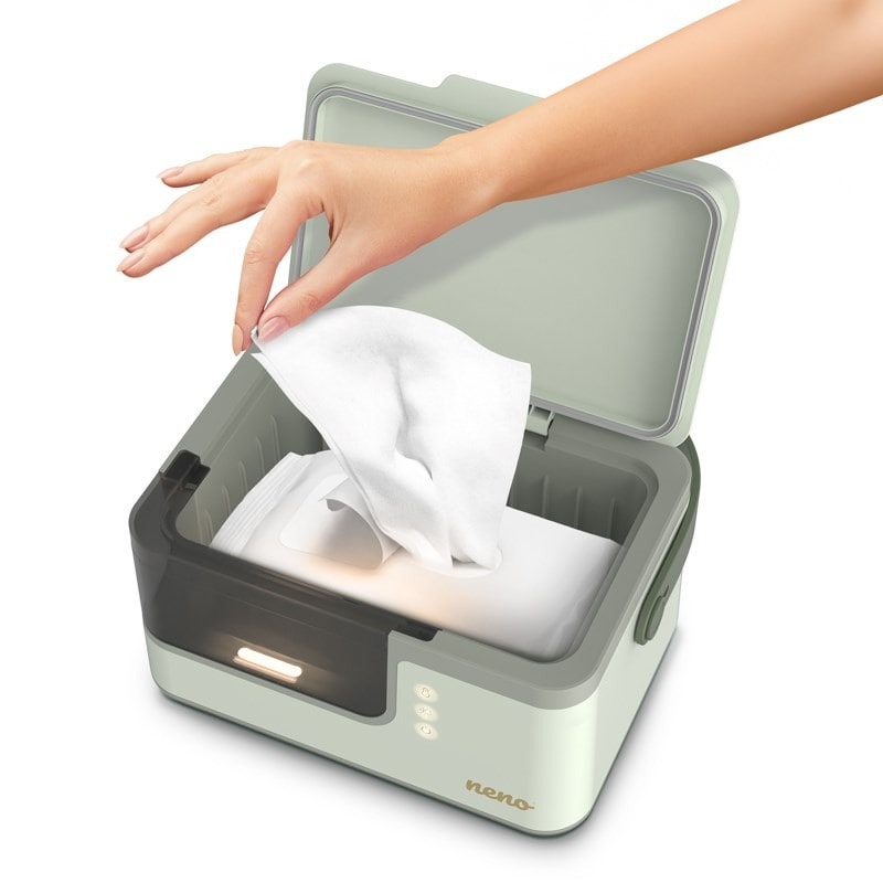 Neno Abrazo - wet wipe warmer, always warm wipes for your baby!