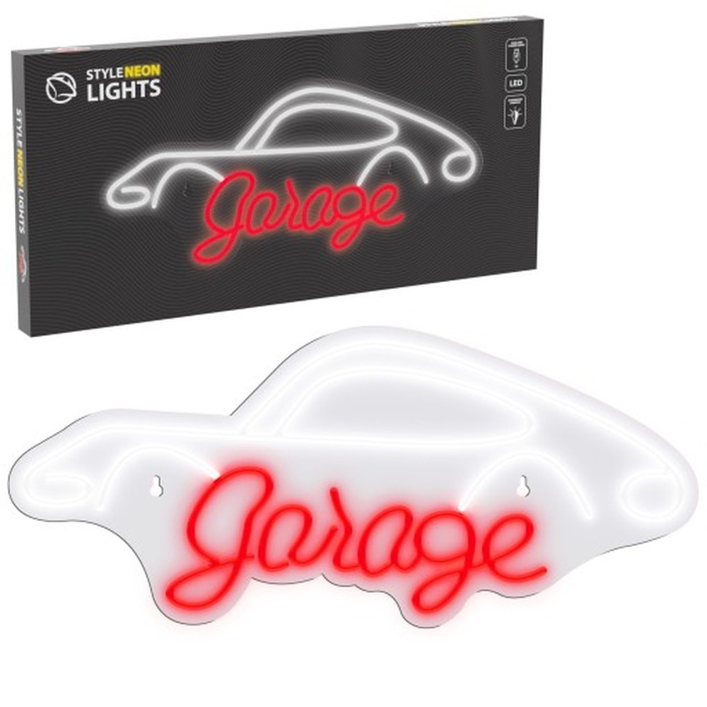 Manta LED Neon Garage - stylish addition to your garage