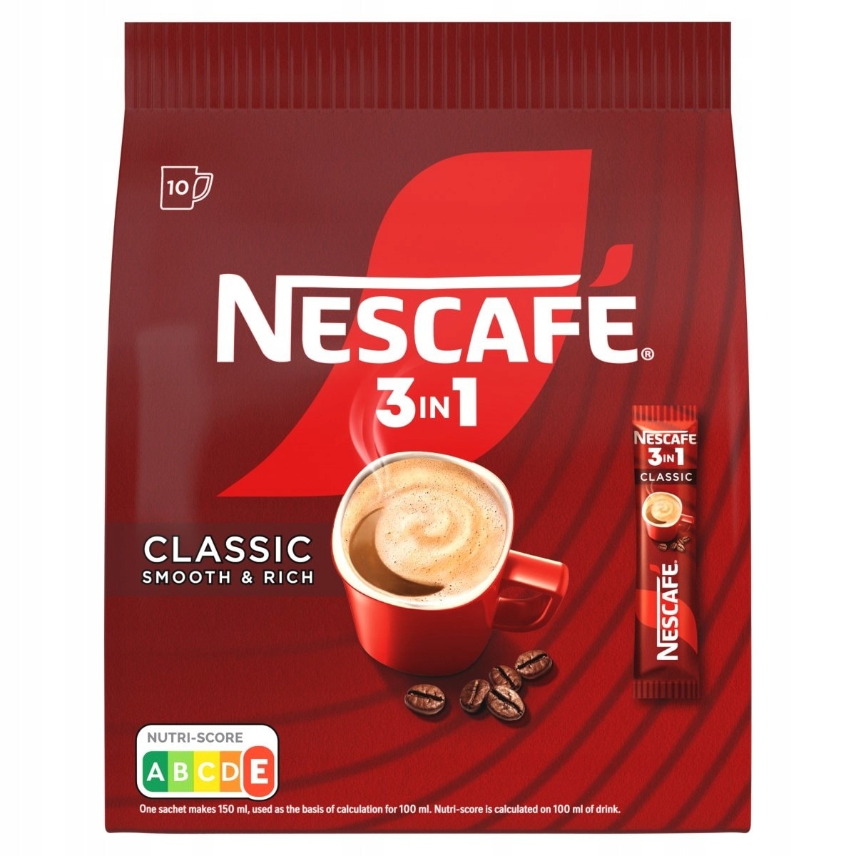 Nescafé 3in1 Classic - Ideal coffee for a quick start to the day