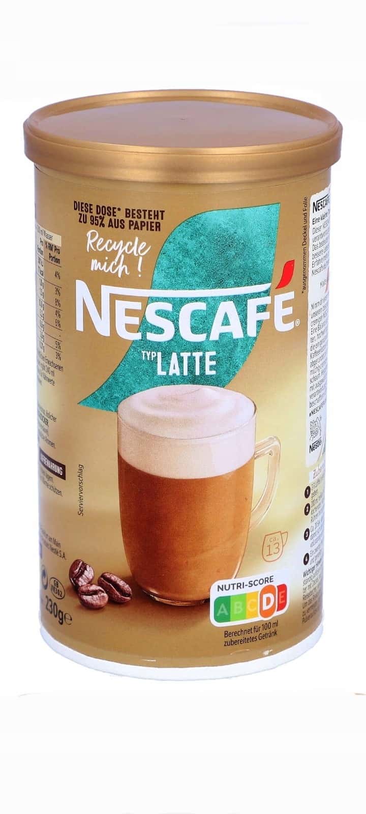 Nescafé Latte Macchiato - ready-to-drink coffee beverage 205 ml, perfect for a quick break
