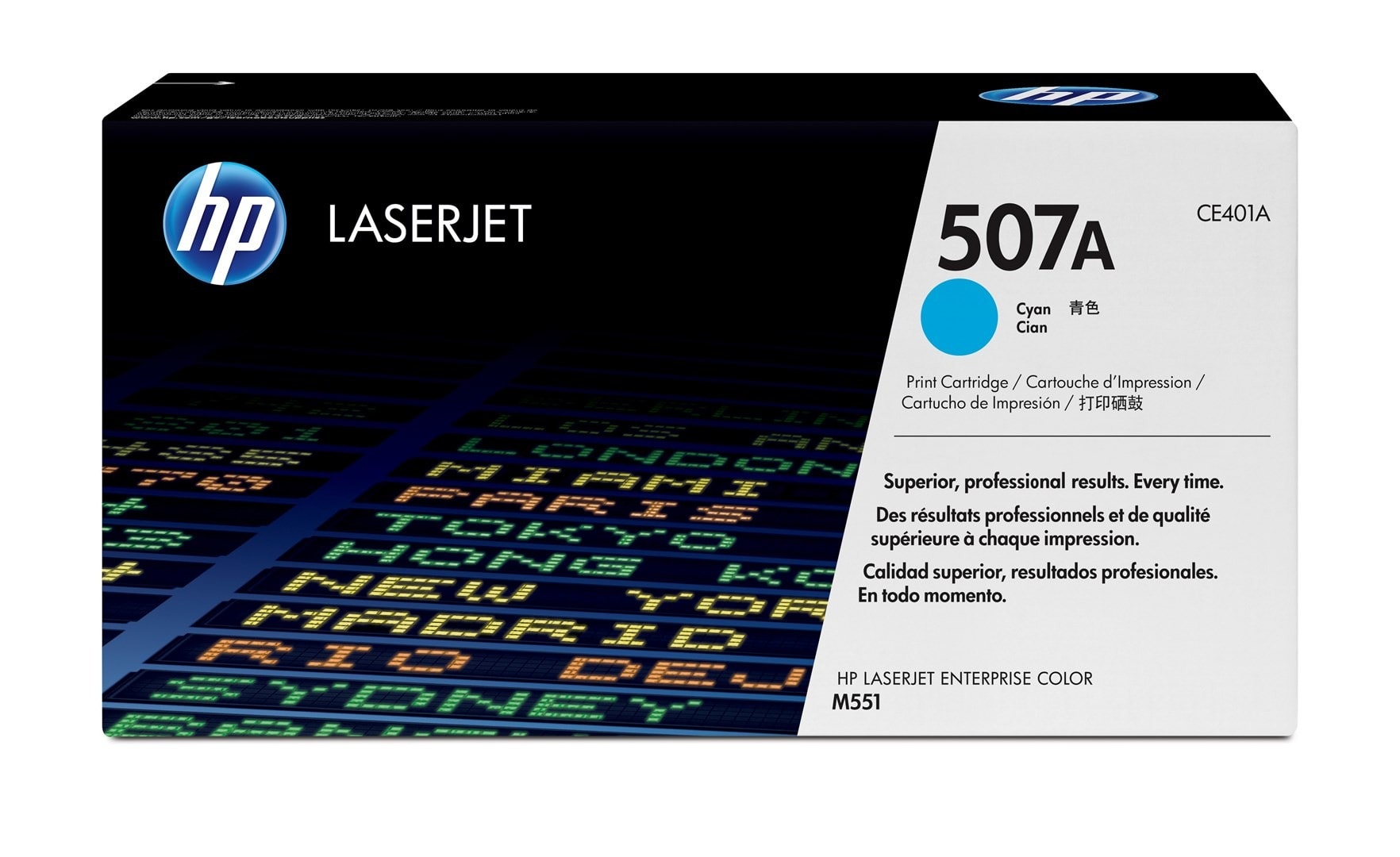 HP 507A Blue Toner - High Print Quality