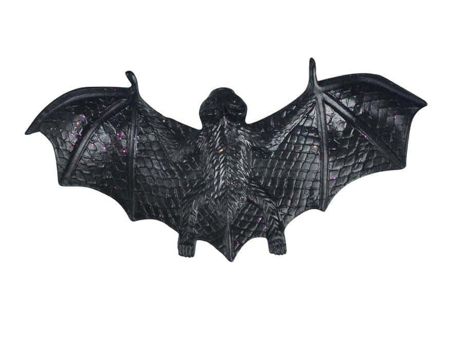 Decorative Bat - 9.5 cm, 6 pieces - perfect for Halloween