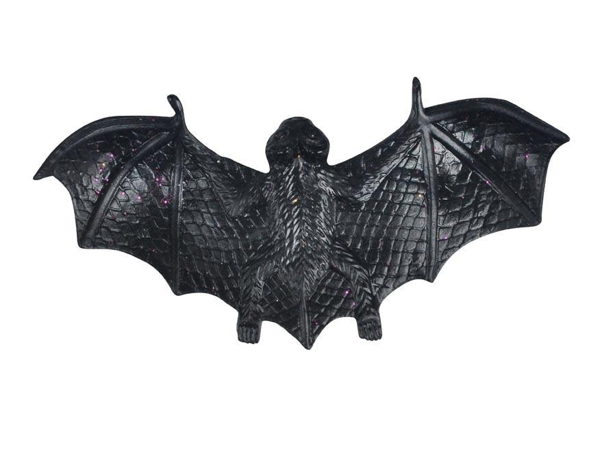 Decorative Bat - 9.5 cm, 6 pieces - perfect for Halloween