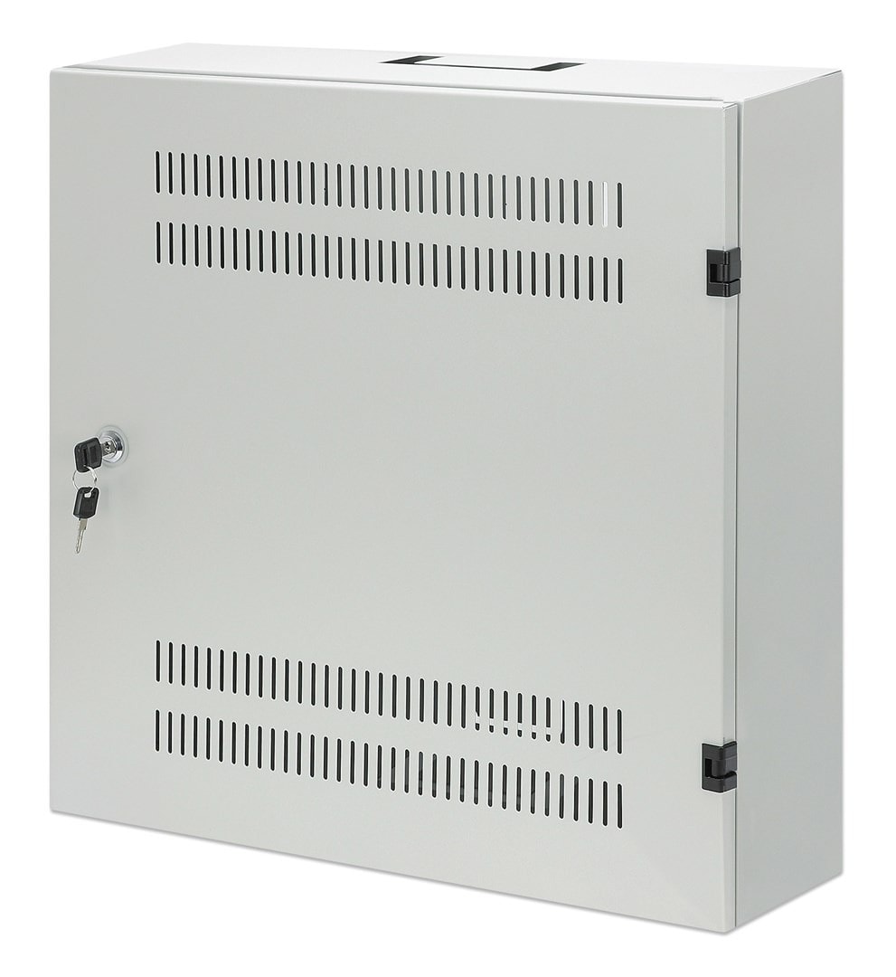 Low Profile Wall Mount Cabinet 4U + 2U Rack 19 inch - ideal for server rooms