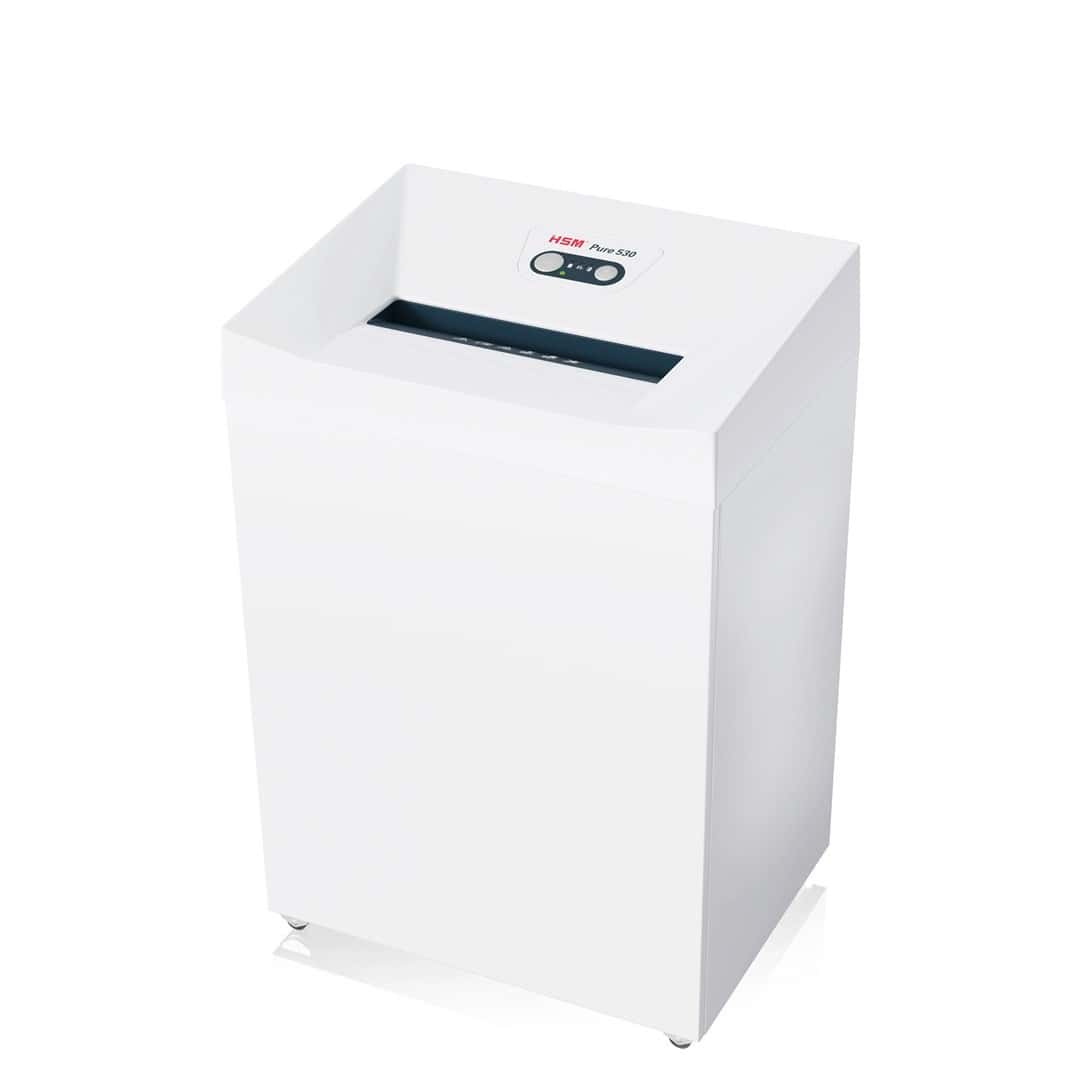 HSM Shredder Pure 530 - 80L, 1.9x15 mm particle cut - ideal for office